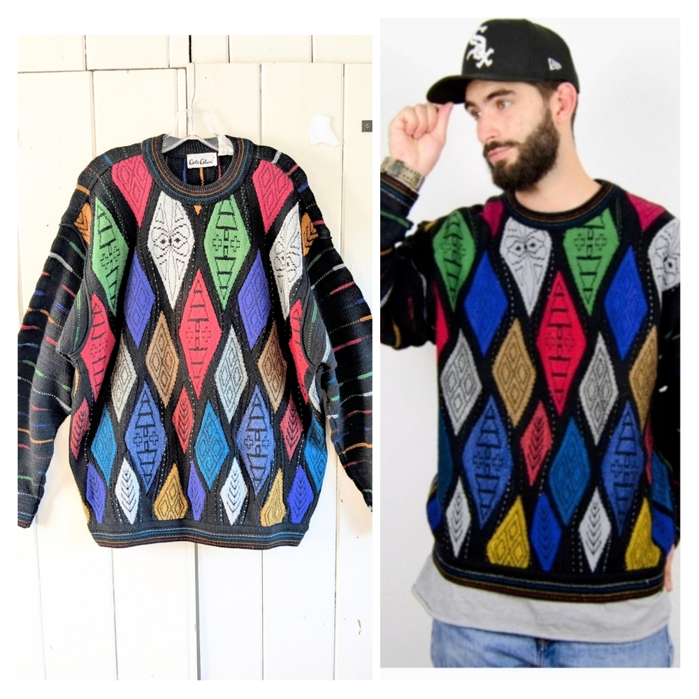 Carlo Colluci Vintage Crewneck Sweater sz L